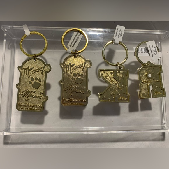 Disney Mickey and Minnie and Letter Keychains - Picture 2 of 6